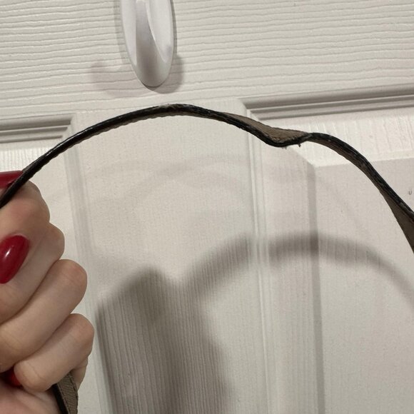 MICHAEL KORS Taupe Leather Jet‎ Set Tote Bag Purse Vacation Brunch Spring Summer - Picture 3 of 15